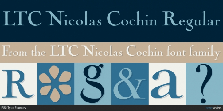 LTC Nicolas Cochin Font Download