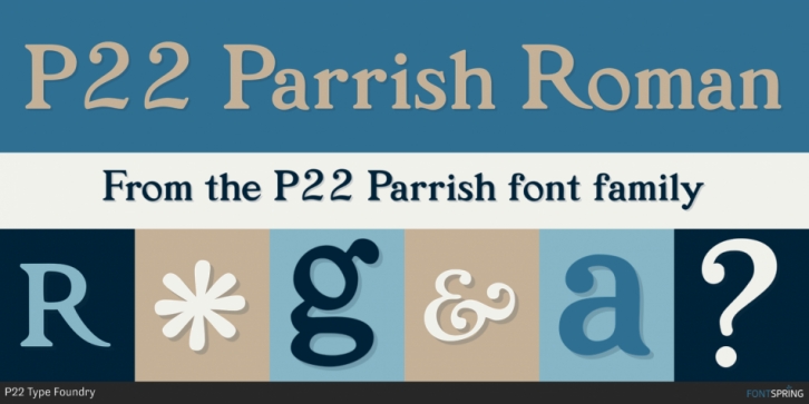 P22 Parrish Font Download