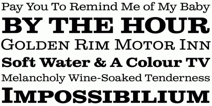 Clarendon Wide Font Download