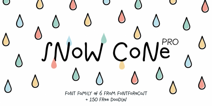 Snow Cone Pro Font Download