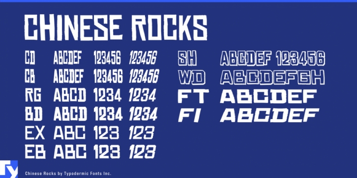 Chinese Rocks Font Download