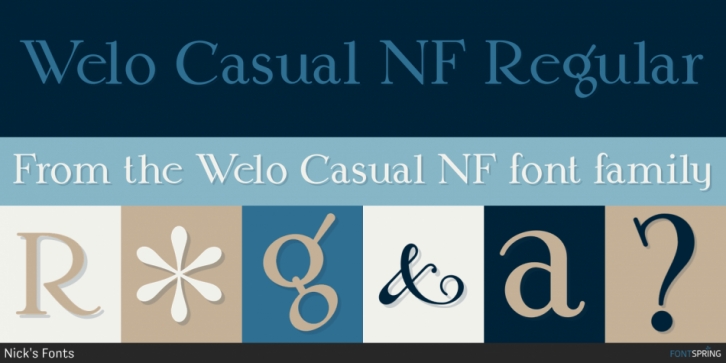 Welo Casual NF Font Download