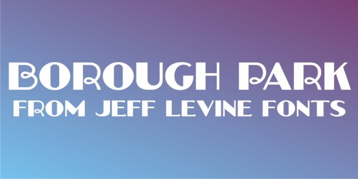 Borough Park JNL Font Download