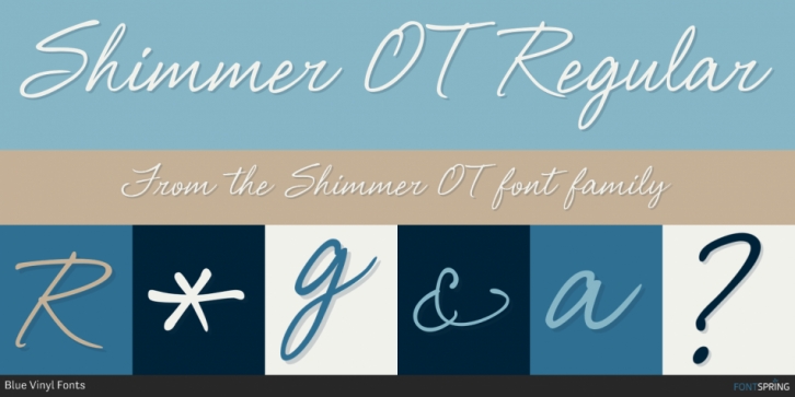 Shimmer OT Font Download