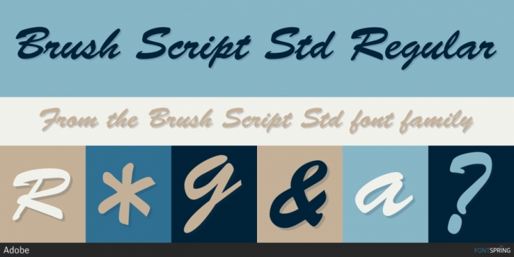 Brush Script Std Font Download