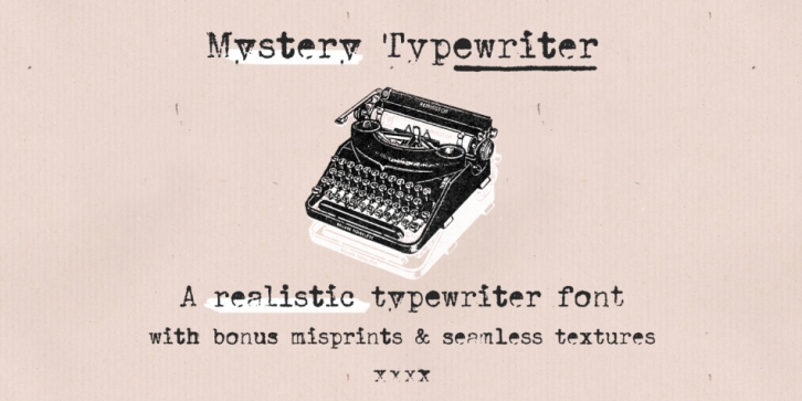 Mystery Typewriter Font Download