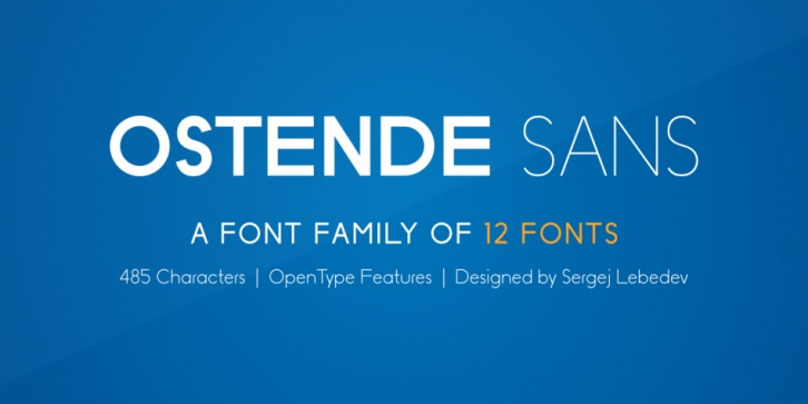 Ostende Sans Font Download
