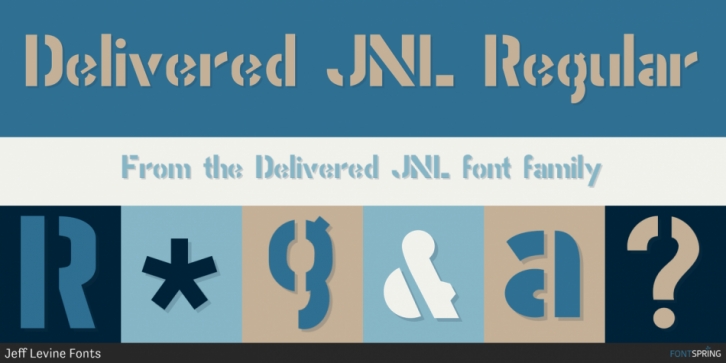 Delivered JNL Font Download