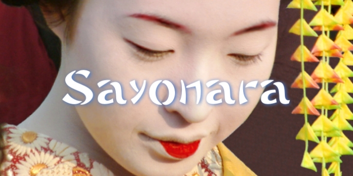 Sayonara Font Download