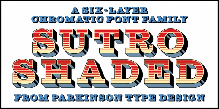Sutro Shaded Font Download