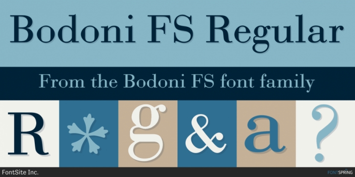 Bodoni FS Font Download