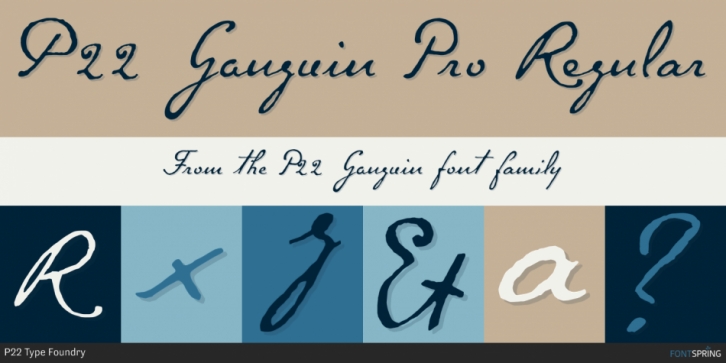 P22 Gauguin Font Download