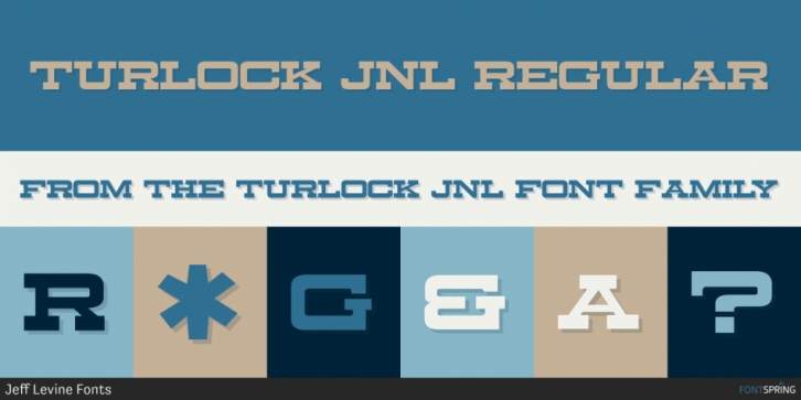 Turlock JNL Font Download