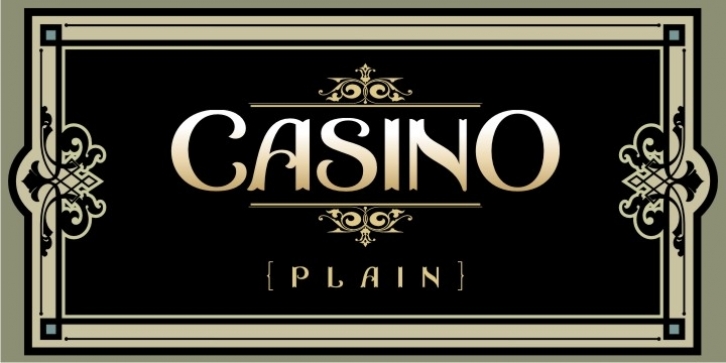 Casino Plain Font Download