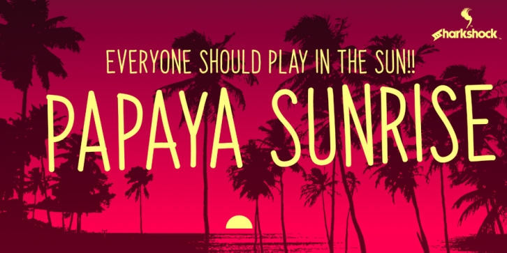 Papaya Sunrise Font Download