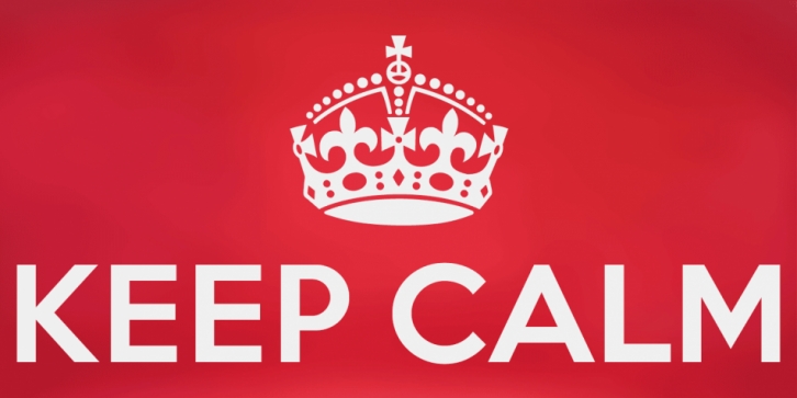 Keep Calm Font Download