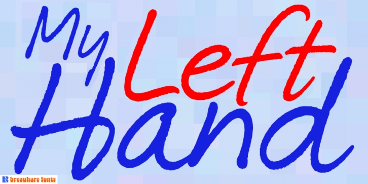 My Left Hand Font Download