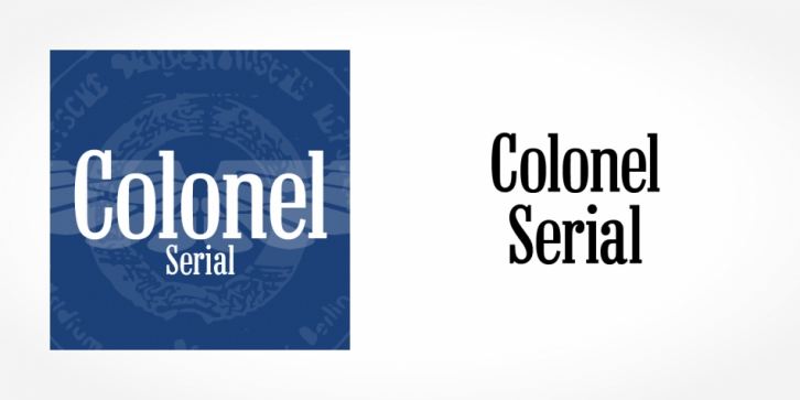 Colonel Serial Font Download
