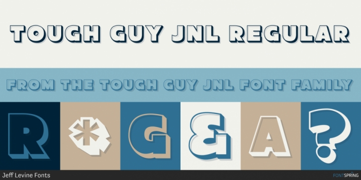 Tough Guy JNL Font Download