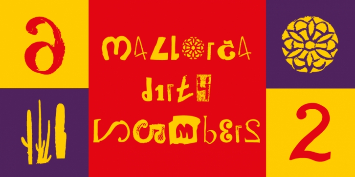 Mallorca Dirty Numbers Font Download