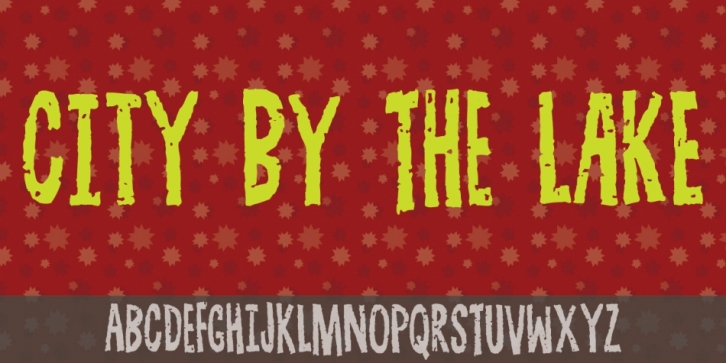 City by the lake Font Download