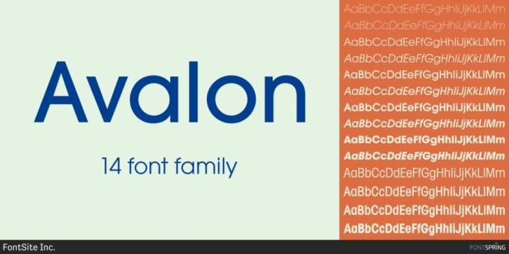 Avalon Font Download