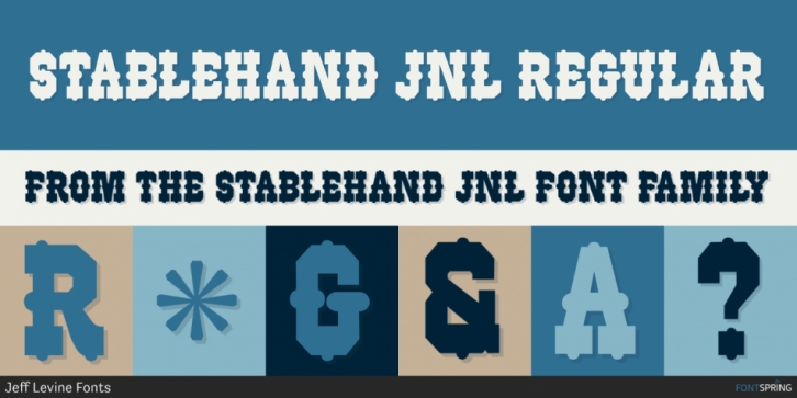 Stablehand JNL Font Download