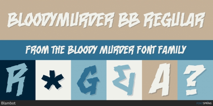 Bloody Murder Font Download