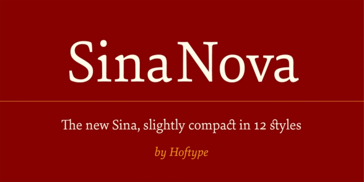 Sina Nova Font Download