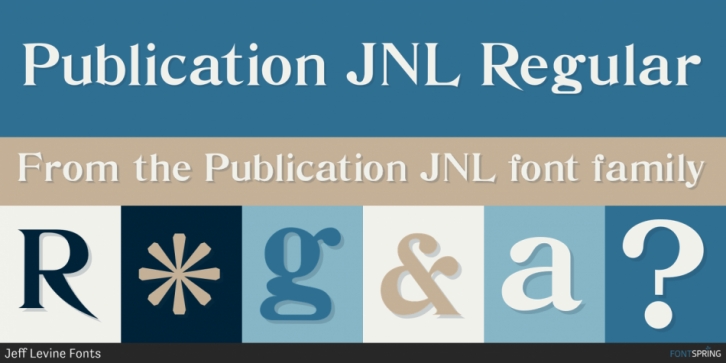Publication JNL Font Download