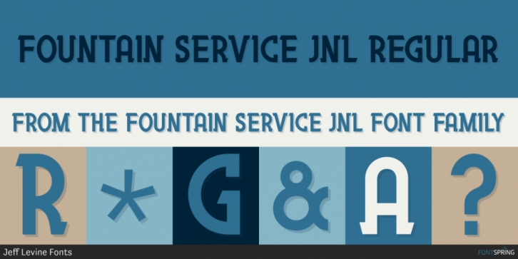 Fountain Service JNL Font Download