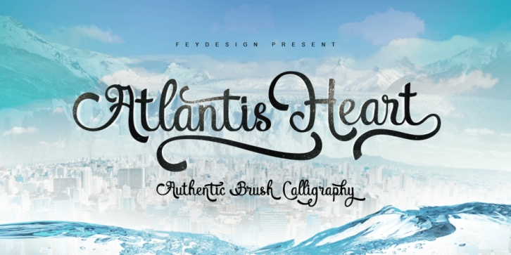 Atlantis Heart Font Download