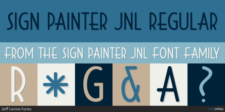 Sign Painter JNL Font Download