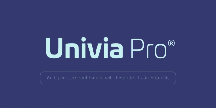 Univia Pro Font Download