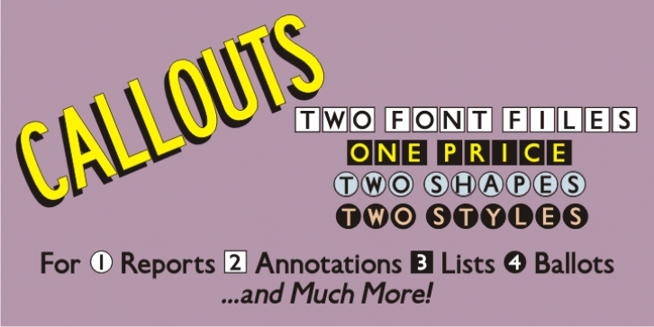 Callouts JNL Font Download