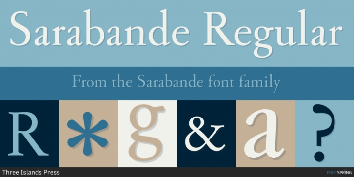 Sarabande Font Download