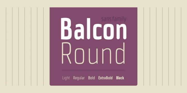 Balcon Round Font Download