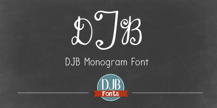 DJB Monogram Font Download