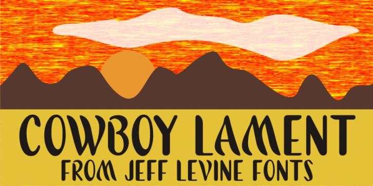 Cowboy Lament JNL Font Download