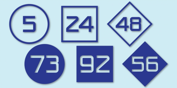 Numbers Style One Font Download