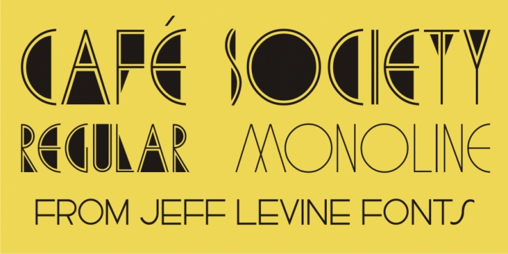 Cafe Society JNL Font Download