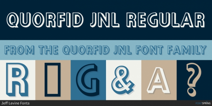 Quorfid JNL Font Download