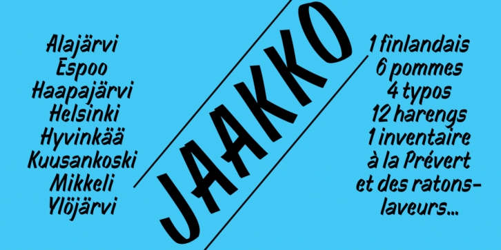 Jaakko Font Download