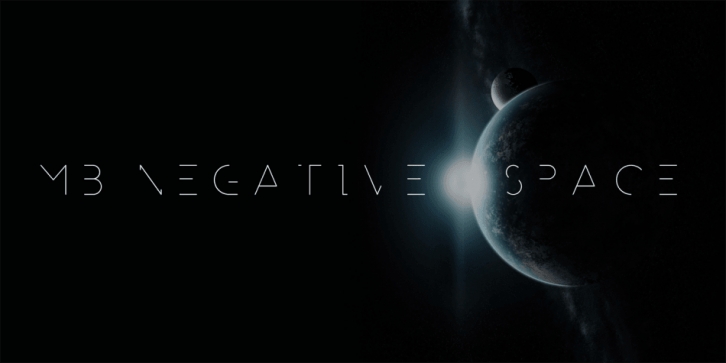 MB NEGATIVESPACE Font Download