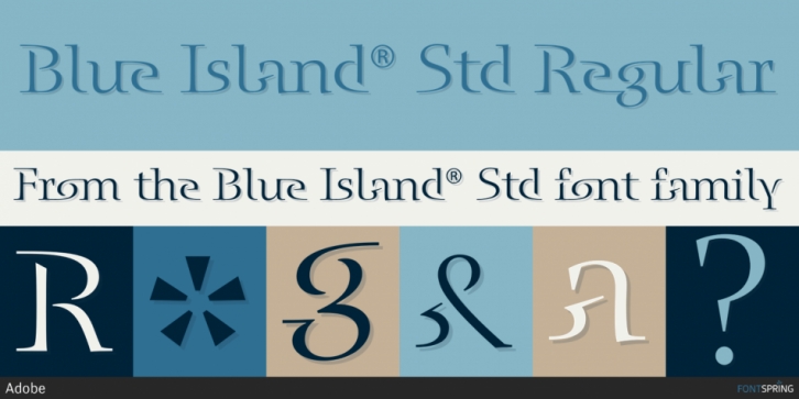 Blue Island Std Font Download