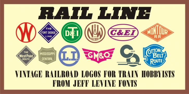 Rail Line JNL Font Download