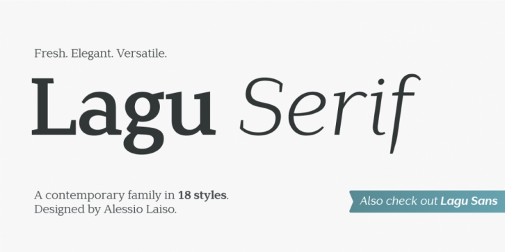 Lagu Serif Font Download