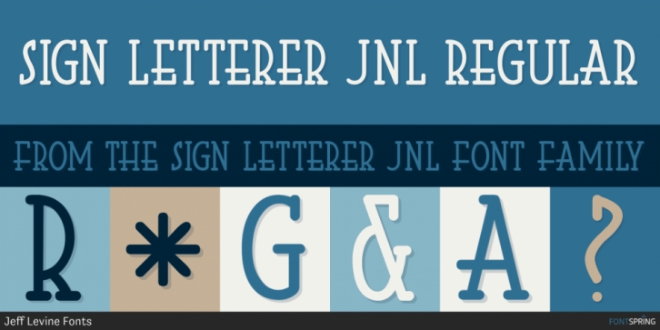 Sign Letterer JNL Font Download