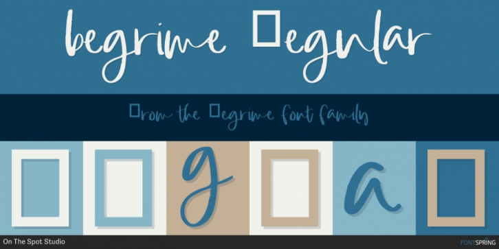 Begrime Font Download