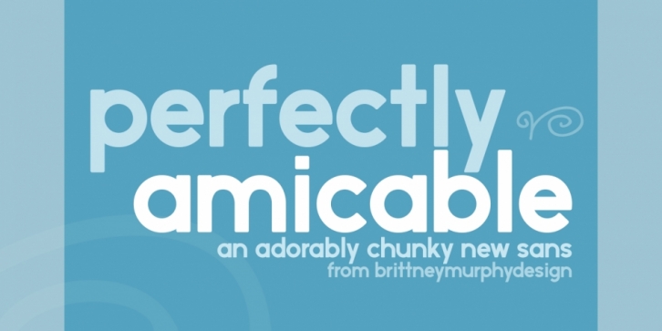 Perfectly Amicable Font Download